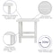 Flash Furniture White Adirondack Rockers & 1 Side Table, PK 2 JJ-C14705-2-T14001-WH-GG - alternate 10